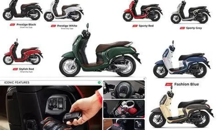 Varian Warna Scoopy 2024 Pilihan warna lengkap Honda Scoopy 2024