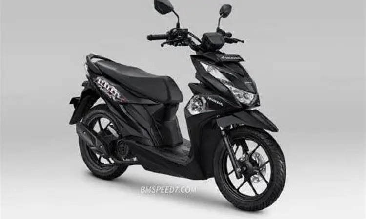 Honda Beat Street 2023 warna hitam doff