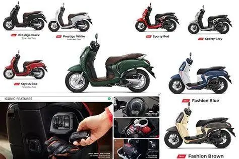 Koleksi Warna Scoopy Semua pilihan warna Honda Scoopy 2024
