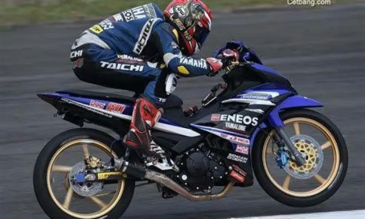 Modifikasi MX King gaya road race