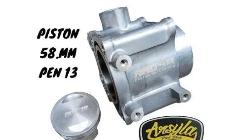 Paket bore up piston vario 125 58mm