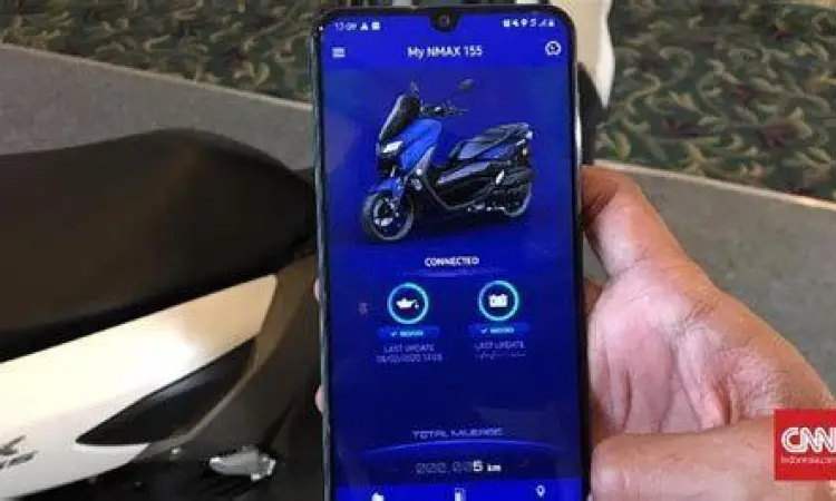 Y-Connect Nmax Panel instrumen Yamaha Nmax dengan fitur Y-Connect