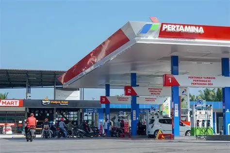 Papan Harga SPBU Pertamina Daftar harga bbm terbaru di papan informasi SPBU Pertamina