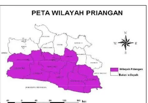 Peta Wilayah Plat Z Peta cakupan wilayah plat nomor Z di Jawa Barat