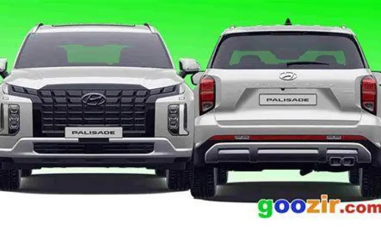 Eksterior Hyundai Palisade Desain eksterior Hyundai Palisade yang tangguh