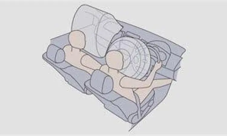 Sistem keamanan dual airbags pada mobil Calya terbaru