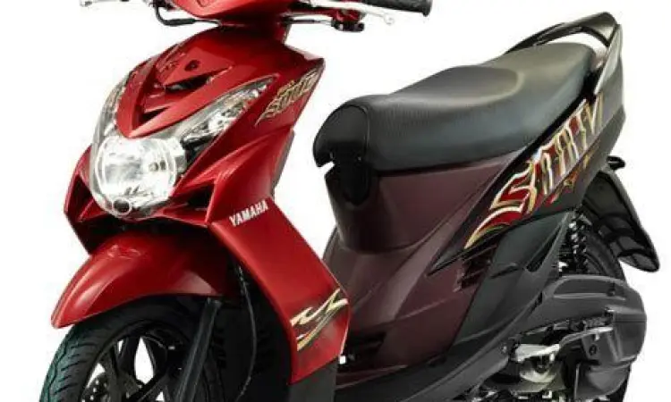 Desain Bodi Mio Soul 2010 Yamaha Mio Soul 2010 warna merah marun