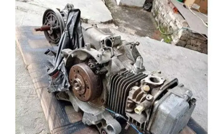 Kondisi mesin karburator Yamaha Mio Soul yang terawat