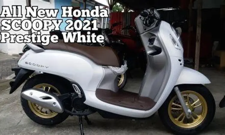 Scoopy 2021 Varian Prestige Honda Scoopy 2021 Prestige White Modern