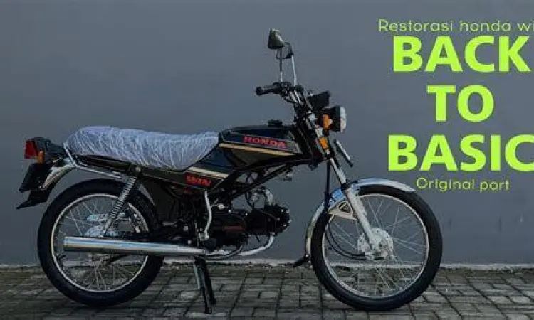 Honda Win 100 hasil restorasi full original mengkilap