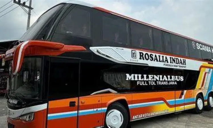 bus double decker rosalia indah scania k410ib