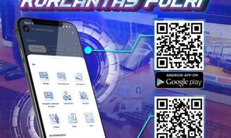 Tampilan aplikasi Sinar untuk SIM A