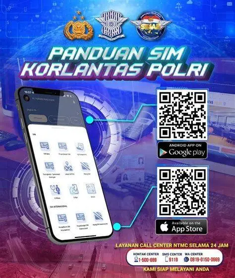 Aplikasi Digital Korlantas Polri Tampilan aplikasi Sinar untuk SIM A