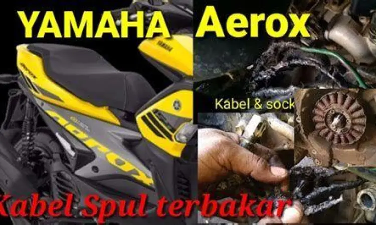 Soket Spul Aerox Terbakar Kondisi soket spul Aerox yang terbakar menyebabkan kode 12
