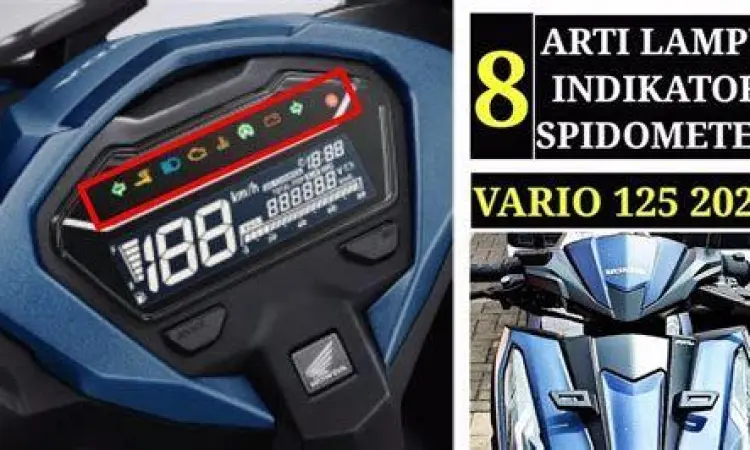 Panel instrumen digital Honda Vario 125 New