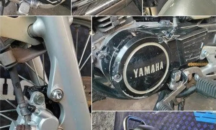 Proses restorasi Yamaha RX King menggunakan part original