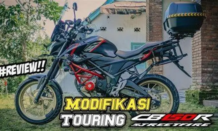 Modifikasi CB150R Old gaya touring adventure