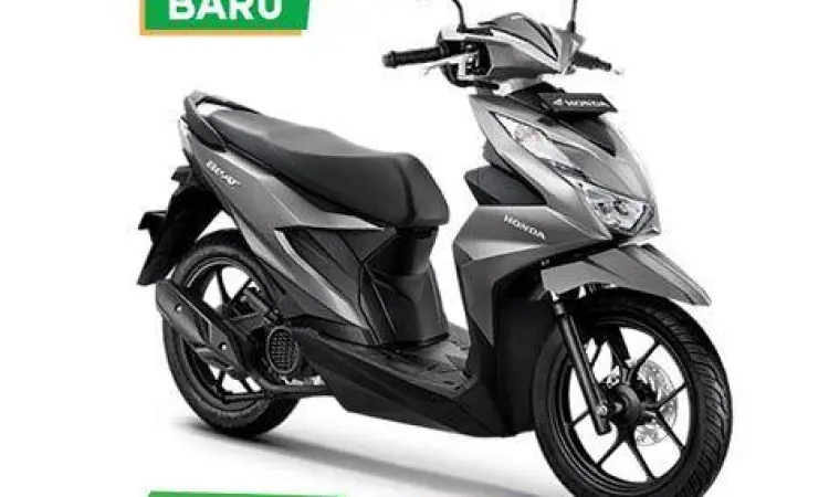 Honda Beat Deluxe Silver 2021 yang elegan
