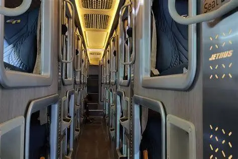 Sleeper Bus Interior Interior bus sleeper mewah buatan Indonesia