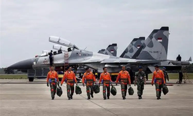 Pelatihan Pilot TNI AU Pilot TNI AU mengikuti pelatihan konversi jet tempur