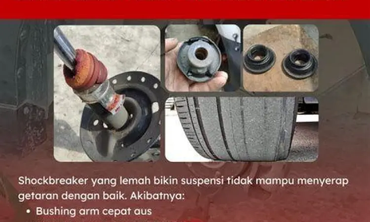 Komponen suspensi mobil yang perlu diganti