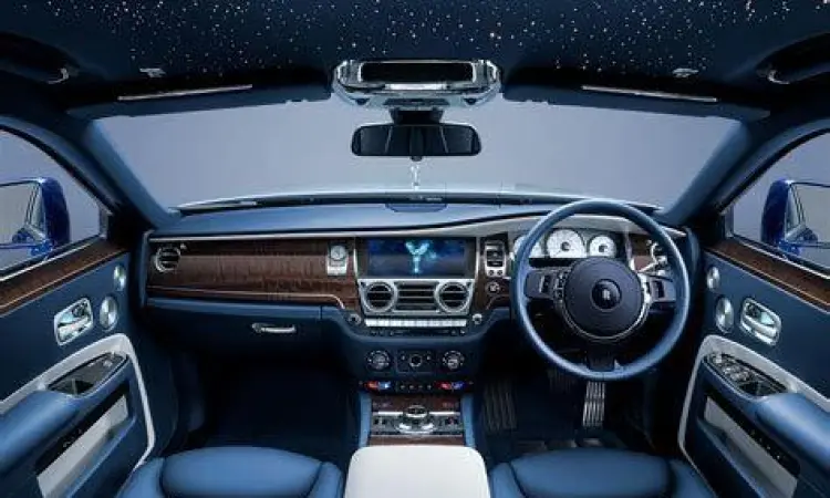 Interior Mewah Rolls Royce Ghost Interior Rolls Royce Ghost dengan Starlight Headliner