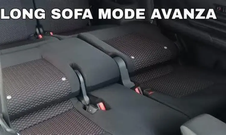 Interior Avanza All New Sofa Mode Fitur Long Sofa Mode pada interior Avanza All New