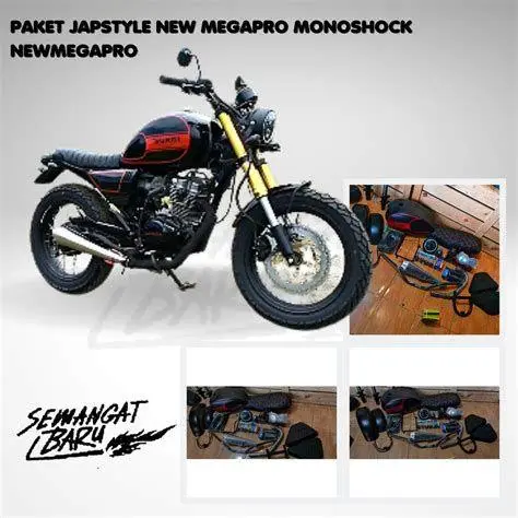 Modifikasi Japstyle Megapro Mono modif megapro mono gaya japstyle
