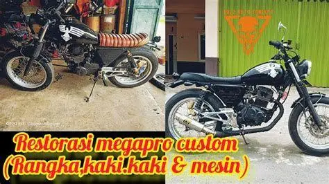 Kaki-kaki MegaPro Custom detail kaki-kaki modif megapro mono