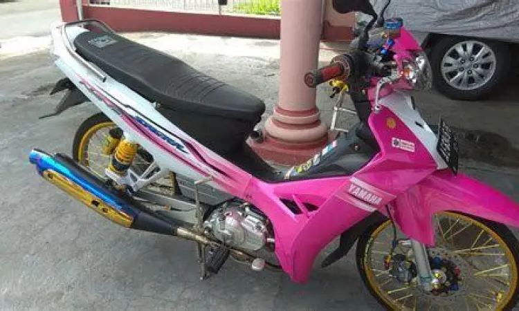 Modifikasi Yamaha Vega R gaya Thailook