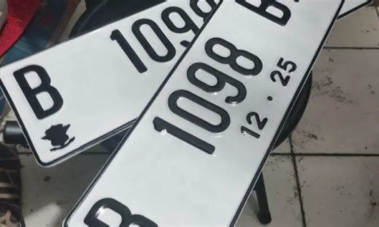 Plat Nomor Putih Banten Plat nomor putih terbaru untuk wilayah Banten