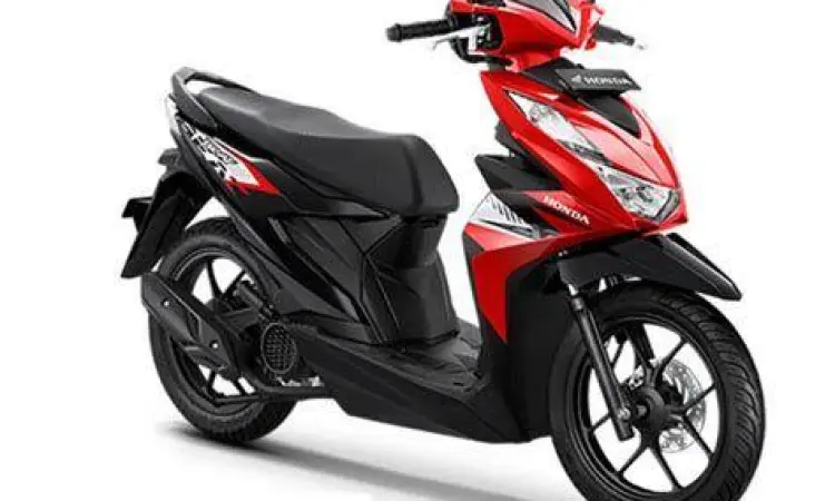 Honda Beat 2021 varian warna Funk Red Black