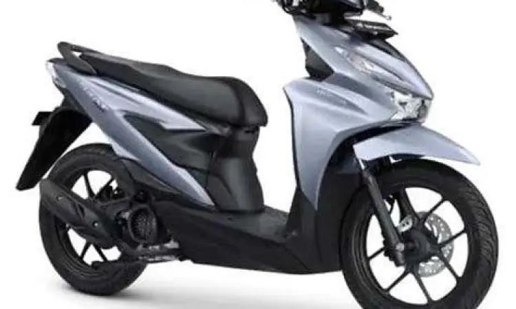 Warna Honda Beat 2021 Deluxe Silver yang elegan