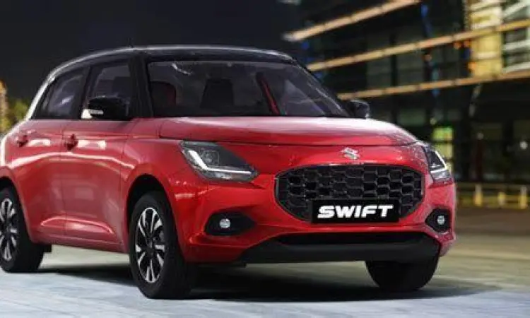 Eksterior Suzuki Swift 2024 Desain samping Suzuki Swift 2024 dengan velg alloy baru