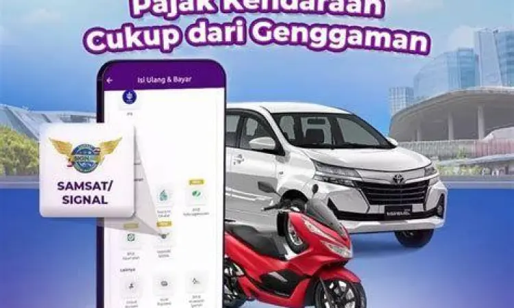 Aplikasi SIGNAL untuk bayar pajak motor