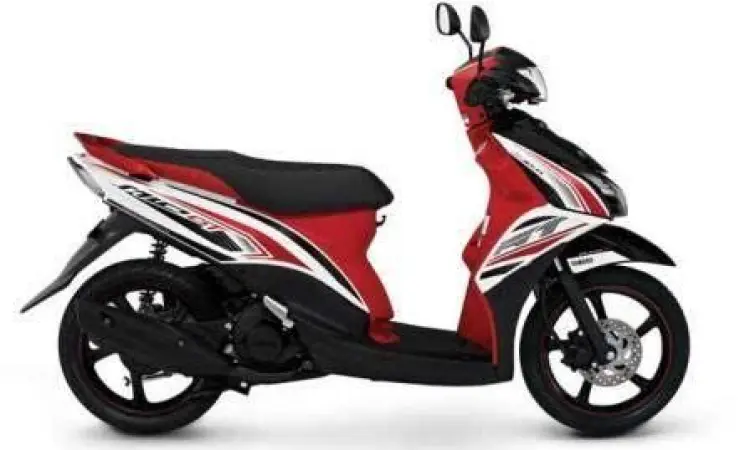 Inspirasi modifikasi tipis atau simpel pada Yamaha Mio GT hitam