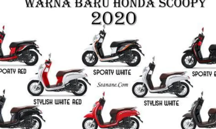 Deretan varian warna Honda Scoopy tahun 2020