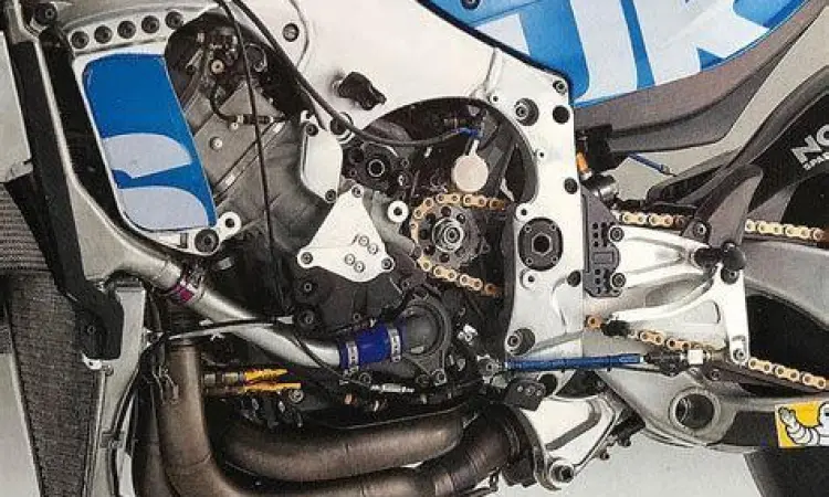 Detail mesin dan sasis Suzuki GSX-RR