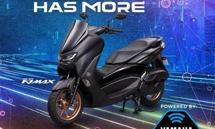 Dashboard Yamaha NMAX 2021 Dashboard digital Yamaha NMAX 2021 dengan fitur Y-Connect