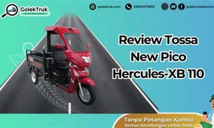 Tossa Pico Ekonomis Tossa Pico 110cc untuk usaha retail