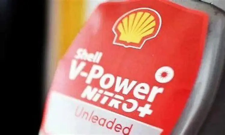 Nozzle pengisian bahan bakar Shell V-Power Nitro+