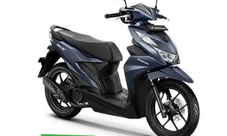 Honda Beat 2023 varian Deluxe warna biru gelap