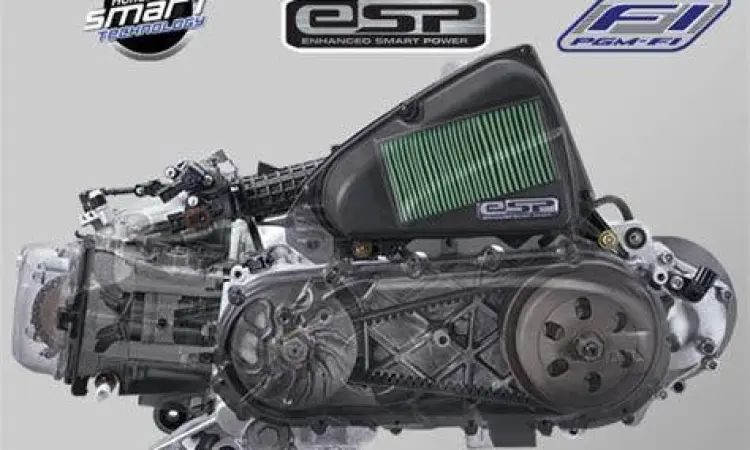 Detail mesin eSP Honda Beat 2023