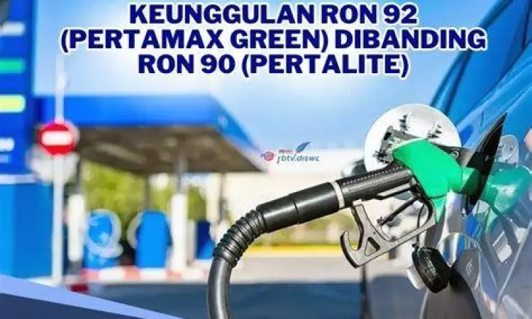 Nozzle Pertamax RON 92 di SPBU