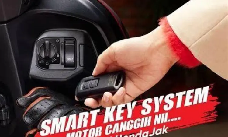 Teknologi Smart Key fitur smart key system honda scoopy 2023