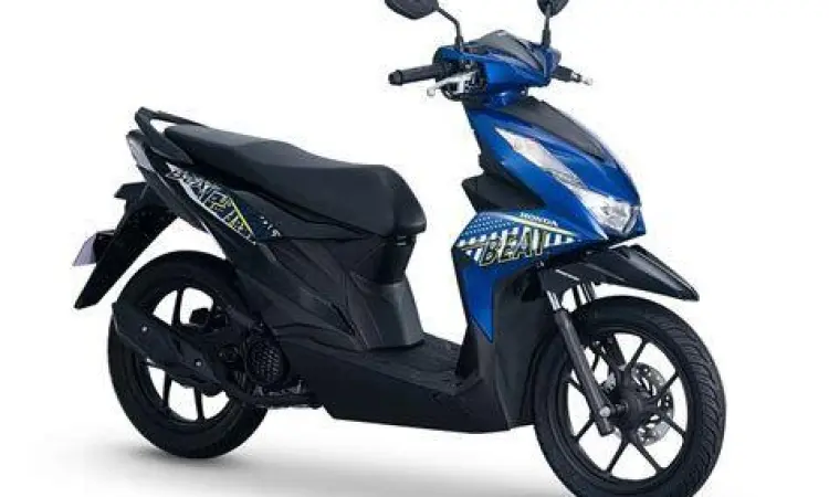 Honda Beat edisi Chopper warna biru
