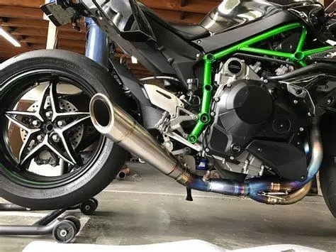Sistem Gas Buang H2R Knalpot titanium Kawasaki H2R