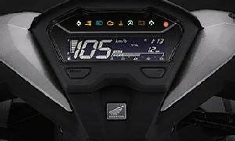 Panel Meter Digital Vario 125 Tampilan full digital panel meter pada honda vario 125