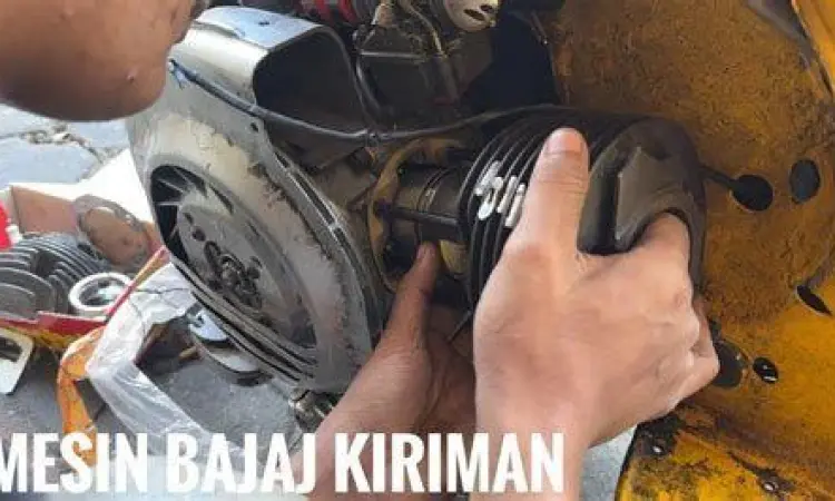 Detail mesin Bajaj RE 4 tak yang efisien