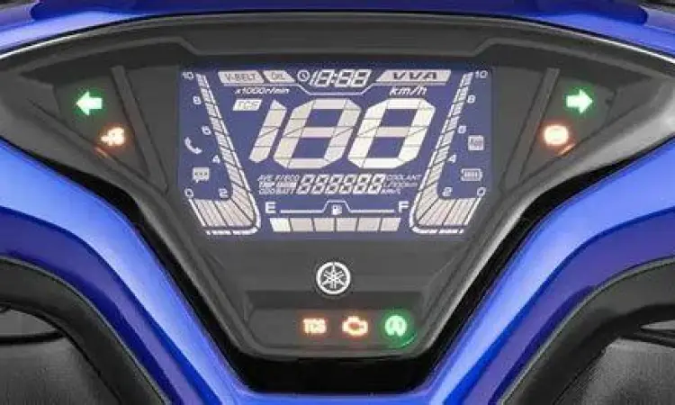 Full Digital Speedometer Aerox Panel instrumen digital Yamaha Aerox 155 Connected